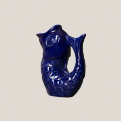Jarra Peixe Azul Cobalto