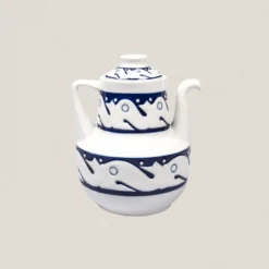 Juego Té 6 servicios Peixes Azul