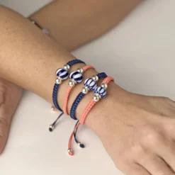 Pulsera Pantín Cordón Coral