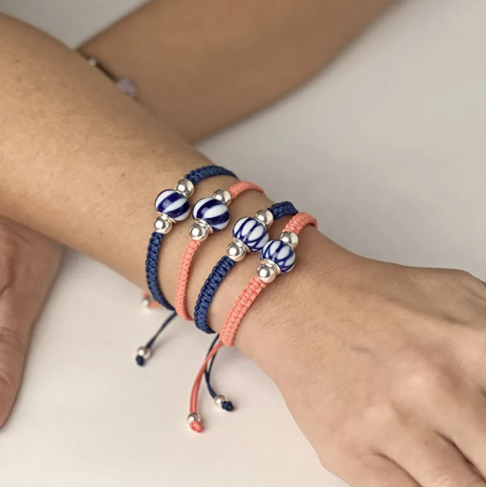 Pulsera Razo Cordón Azul