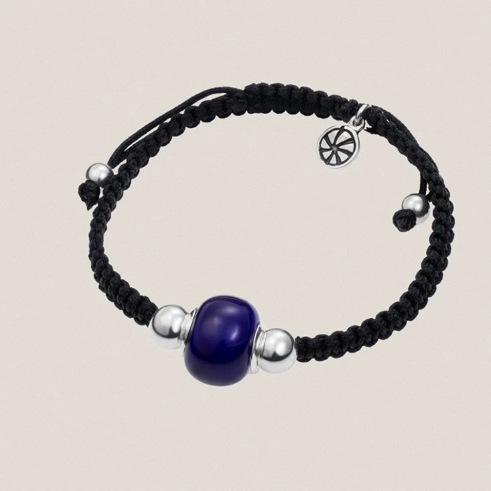 Pulsera Rueta Cordón Negro